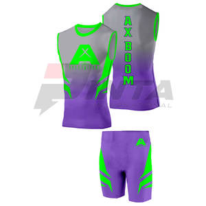 Uniforme de piste sur mesure robuste meilleure vente ensembles de course conception unique uniforme d'athlétisme - Product Image 2