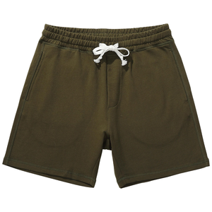 Short de sport d'été décontracté pour hommes Grand short de gymnastique basique en coton solide pour hommes - Product Image 5
