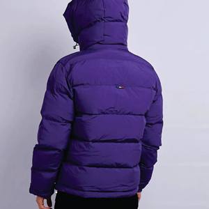 2024แจ็กเก็ตขนเป็ดแบบหลวมของผู้ชายคอตั้งมีซิปรูดไซส์ใหญ่พิเศษผ้า100% ลายพรางสำหรับฤดูหนาว - Product Image 2