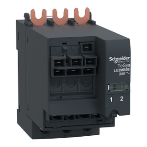 For SCHNEIDER ELECTRIC LU2MB0B 32A-24V AC 50...60Hz Direct <b>Mounting</b> Relays Reverser <b>Block</b> LU2M - Product Image 1