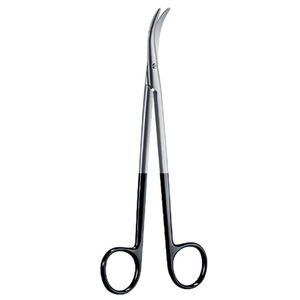 Ciseaux de dissection Supercut Fomon, ciseaux nasaux angulaires, manuels, de haute qualité, certifiés CE, en acier inoxydable chirurgical, instruments ORL, noir - Product Image 3