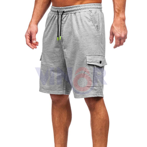 กางเกงขาสั้นผ้าคอตตอนระบายอากาศได้ดีสำหรับผู้ชายกางเกงขาสั้นคาร์โก้หลายกระเป๋าแบบแห้งเร็วยืดหยุ่นขนาดใหญ่พิเศษแบบปรับแต่งได้สำหรับฤดูร้อน - Product Image 1