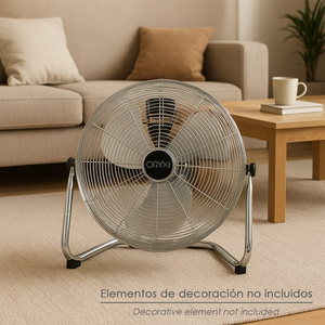 Ventilatore da pavimento cromato 120 Watt O/50 cm. - Product Image 6