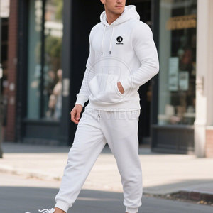Survêtement d'hiver décontracté à capuche pour homme, 100 % coton, couleur personnalisable, polaire respirant, haute qualité à bas prix, idéal pour la vente chaude - Product Image 2