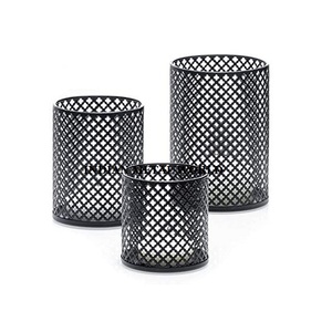 Bougeoir votif en métal de grande taille de forme ronde en métal de conception fabuleuse pour l'usage d'intérieur et extérieur dans le prix de gros - Product Image 3