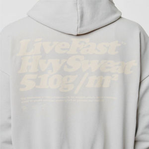 Vente en gros de sweat à capuche zippé de qualité supérieure pour hommes, motif brodé personnalisé, impression bouffante, anti-rétrécissement à bas prix - Product Image 6