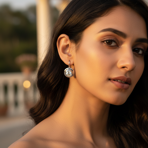 Pendientes de Circonita Cúbica de Moda para Mujer, Plata de Ley 925 con Baño de Oro, para Compromiso, Oro Rosa de 14k y 18k, Material Principal Diamante, Idea de Regalo - Product Image 3