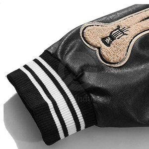 Blouson Teddy Homme Hiver Qualité Supérieure Vente en Gros Décontracté Écologique Respirant Col Montant Logo Personnalisable - Product Image 5