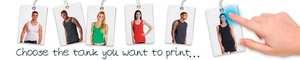 เสื้อกล้ามผู้ชายผ้าฝ้ายถักสีทึบสไตล์ลำลองโลโก้ - Product Image 4