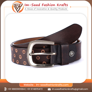 Cinturón de Cuero para Hombre en Oferta, Elegante y Duradero, Cinturón de Cuero Genuino, Compre a Buen Precio, Última Colección de Moda - Product Image 6