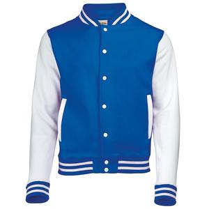 Chaqueta Universitaria Unisex con Mangas de Cuero, Directo de Fábrica, Personalizable OEM, Retro, de Alta Calidad, Impermeable y Resistente al Viento - Product Image 4