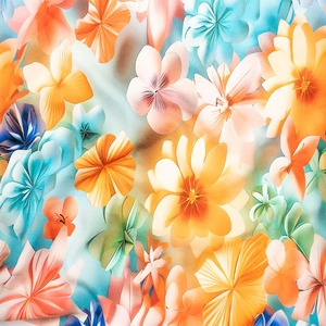 5D Digital Print Custom Woven Polyester Spandex Digital Print 100D <b>Stretch</b> Fabric Printing for Kids Clothing - Product Image 5