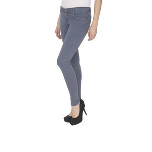Ropa de mujer, pantalones vaqueros cómodos de estilo caliente de cintura alta, pantalones vaqueros lavados medianos para adultos y mujeres - Product Image 6