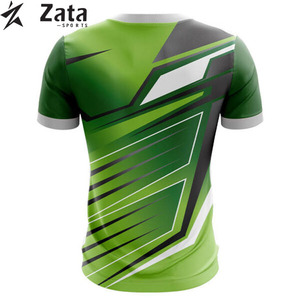 Camiseta de Verano Casual para Hombre, de Manga Corta, Corte Regular, 100% Poliéster, Jersey Sólido con Estampado por Sublimación de Alta Calidad - Product Image 2