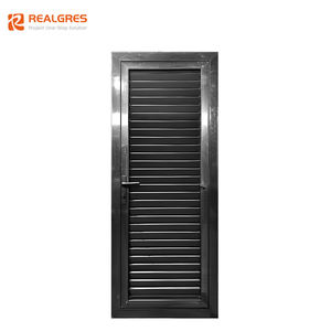 Realgres Australia Marco de aluminio Persiana de vidrio Ventana Exterior Persianas decorativas Ventilación Puerta abatible para casa - Product Image 3