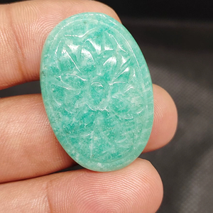 Cabujón de Amazonita Verde Natural, Gemas Sueltas de Tamaños Variados para la Fabricación de Joyas, Modelo UDGEMS 469, 5-8 mm - Product Image 2