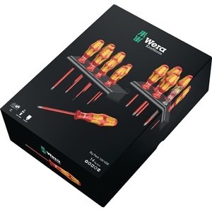 Wera Kraftform Big Pack 100 VDE 16-Piece <b>Screwdriver</b> <b>Set</b> with Wall Bracket - Product Image 4