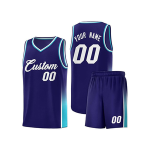 เสื้อบาสเก็ตบอลขนาดใหญ่พิเศษเสื้อบาสเก็ตบอลไม่มีหมายเลขของแท้เสื้อผ้าบาสเก็ตบอลส่งตรงจากโรงงาน - Product Image 1