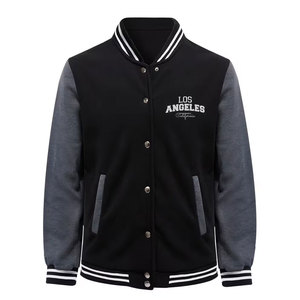 Chaqueta con Estampado del Tema de la Ciudad de Los Ángeles, Uniforme de Béisbol, Chaqueta Unisex Vintage, Chaqueta Universitaria con Parches - Product Image 1