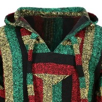 Sudadera con Capucha Personalizada al por Mayor, Estilo Rasta, Jerga Táctica de Invierno, 100% Algodón, para Hombre, Talla 5XL, Diseño Rug Baja