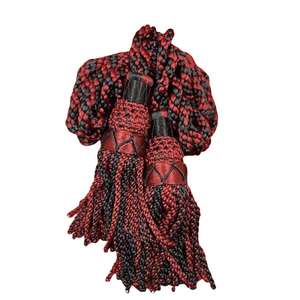 Cordons de drone en soie noire et rouge - Product Image 2