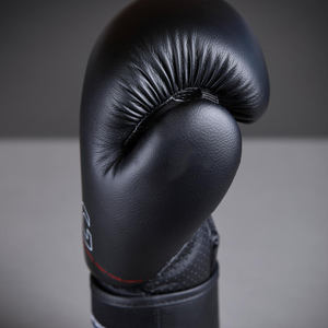 <b>Best</b> Selling MMA Gloves Personalized OEM Black Leather Boxing Gloves <b>Wrist</b> <b>Support</b> 8oz 10oz 12oz 14oz 16oz Mix Fight Styles - Product Image 4