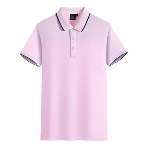Vente en gros de vêtements de rue décontractés à manches longues pour hommes, imprimés unis pour polo, golf à revers au design dynamique pour polo - Product Image 3