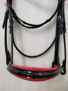 Bridon sans mors en cuir pour l'entraînement équestre western avec rênes - Product Image 3