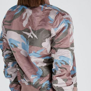 Otoño Invierno estilo de calle alta hombres/mujeres chaqueta Bomber de alta calidad de manga larga cortavientos Tops bordado Logo frontal - Product Image 5