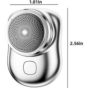 Afeitadora Eléctrica Portátil Mini para Hombre, Uso en Seco y Húmedo, Recargable por USB, Tamaño de Bolsillo, Inalámbrica, para Rostro, para Viajes - Product Image 1
