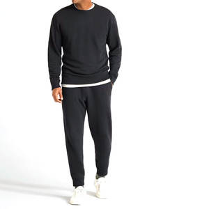 Vente en gros Fabricant Meilleur prix Tenue de survêtement pour homme délavé Prix raisonnable Survêtements pour hommes à manches longues avec logo personnalisé imprimé - Product Image 1
