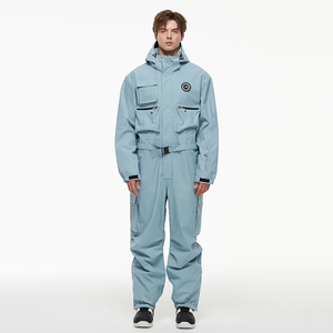 Traje de Snowboard Impermeable y Cortavientos para Hombre y Mujer, Mono de Esquí para Adultos con Cremallera, Talla Grande para Deportes de Nieve - Product Image 3