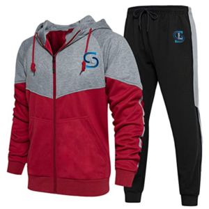 Casual Sublimation Polyester Hoody Blank Track Suit <b>Plain</b> Set Unisex Sweat suits Hoodies Custom Logo Men's <b>Tracksuit</b> - Product Image 4