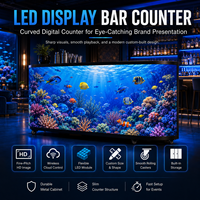 Cabina de DJ LED Portátil GOB P2.5 con Tamaño Personalizable, Pantalla Flexible Resistente al Agua IP54 para Discotecas, Festivales de Música y Fiestas