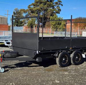 Nouvelle remorque agricole hydraulique Green Farm de 8 tonnes, barre de remorquage de 40 m, garantie de 2 ans, capacité de 16 000 lb pour tracteur de construction - Product Image 3