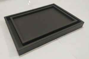 ถาดเสิร์ฟทรงสี่เหลี่ยมผืนผ้า ทำจากหนังและกำมะหยี่ มีหลายสี เหมาะสำหรับใช้ในบ้าน ร้านอาหาร และโรงแรม - Product Image 5