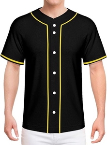OEM Custom Quick Dry Breathable Baseball Jersey Wholesale Sportswear Name Team Uniform <b>Athletic</b> Wear for Baseball Softball - Product Image 2