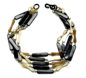 Collar de Cristal y Diamantes de Imitación de Calidad Natural, Hecho a Mano por Artesanos Indios, Estilo Vintage, Joyería Infantil Hecha en India - Product Image 5