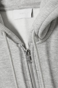 Custom Print Women's <b>Winter</b> Lightweight Full-Zip Hoodie Turtleneck Pockets Long Sleeves 100% Cotton Windproof Casual Sweatshirt - Product Image 3