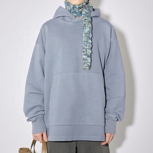 DEC Fabricante Algodón Sudadera con capucha de alta calidad Streetstyle 100% Sudaderas de algodón puro sin cuerda Sudaderas con capucha de gran tamaño para hombres - Product Image 4