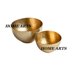 Set Of 3 Newest Design Brass Bowl Round Shape Customized Size <b>Food</b> Bowl With Premium Quality <b>For</b> Wholesaler Supplier - Product Image 6
