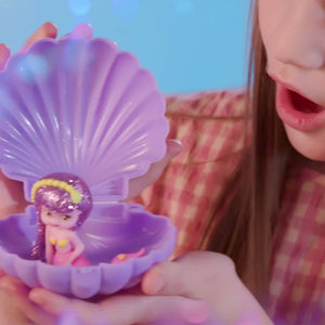 Sbabam alta calidad Shell sirena 3D estatuilla materiales plásticos juguete para niños mochila - Product Image 3