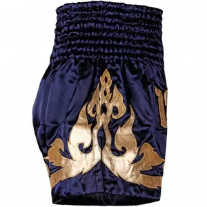 Pantalones Cortos Deportivos de Gimnasio para Hombre, Personalizables en la Parte Delantera, Transpirables, Duraderos, Ligeros, Elásticos, de Secado Rápido, para Entrenamiento de Artes Marciales, Spandex/Poliéster - Product Image 3