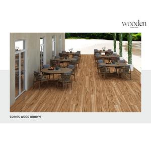 Azulejos de aspecto de madera de lujo en dimensiones de 20X120CM para diseños de pisos modernos que ofrecen la belleza de la madera - Product Image 2