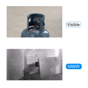 กล้องอินฟราเรดความร้อนจาก mwir 7-8.5μm IVa25DLW30M-CH4สำหรับการตรวจจับการรั่วไหล - Product Image 4