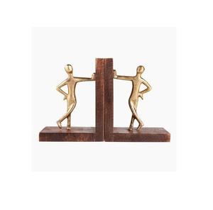 Serre-livres en métal peu encombrants, idéaux pour les appartements, les petits bureaux et les agencements intérieurs bien organisés - Product Image 4