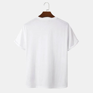 Nuevas camisetas de moda para hombre 100% algodón y fibra de bambú tejido de punto precio al por mayor - Product Image 2
