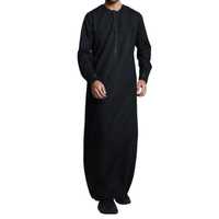 Kurta Thobes à manches longues en coton doux pour hommes Vêtements pour hommes pakistanais à forte demande pour vêtements décontractés Thobe musulman pour adultes