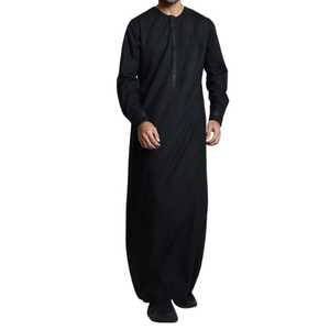 Kurta Thobes de manga larga de algodón suave para hombres, ropa de hombre paquistaní de alta demanda para ropa informal, Thobe musulmán para adultos - Product Image 1
