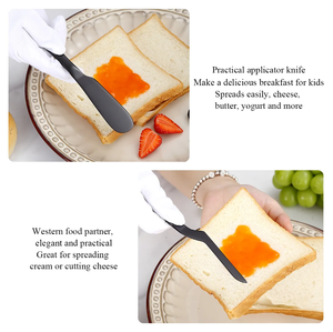 Juego de cuchillos de queso de acero inoxidable con mango simple de 5 piezas hechos a mano de lujo disponibles en multicolor al mejor precio de la India - Product Image 4